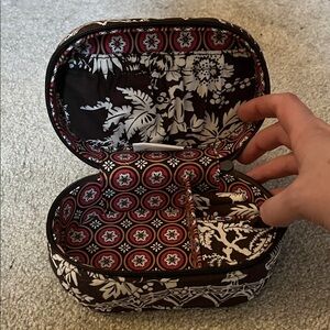 Vera Bradley Floral Patterned jewelry travel case